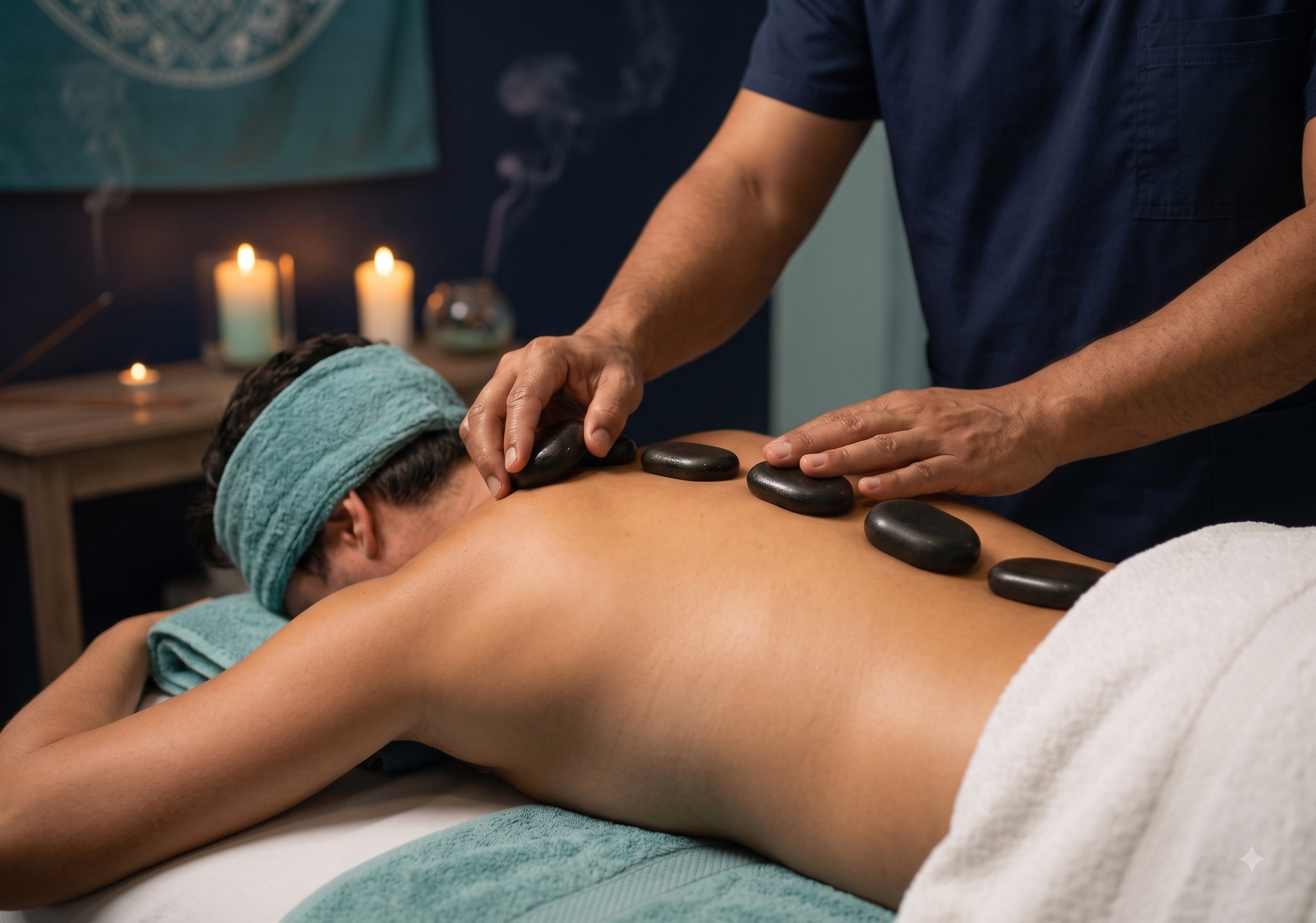 Terapia Geotermal con Piedras Calientes